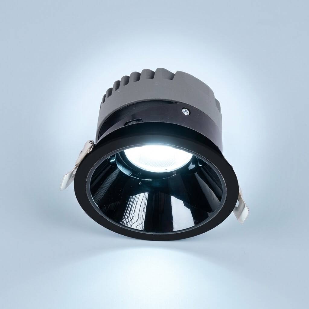 ACK 25W 6500K Beyaz 2250lm Kamaşma Önleyici (Dark Light) Sıva Altı Spot (Ø130 mm Siyah Kasa) AD10-03131 - 3