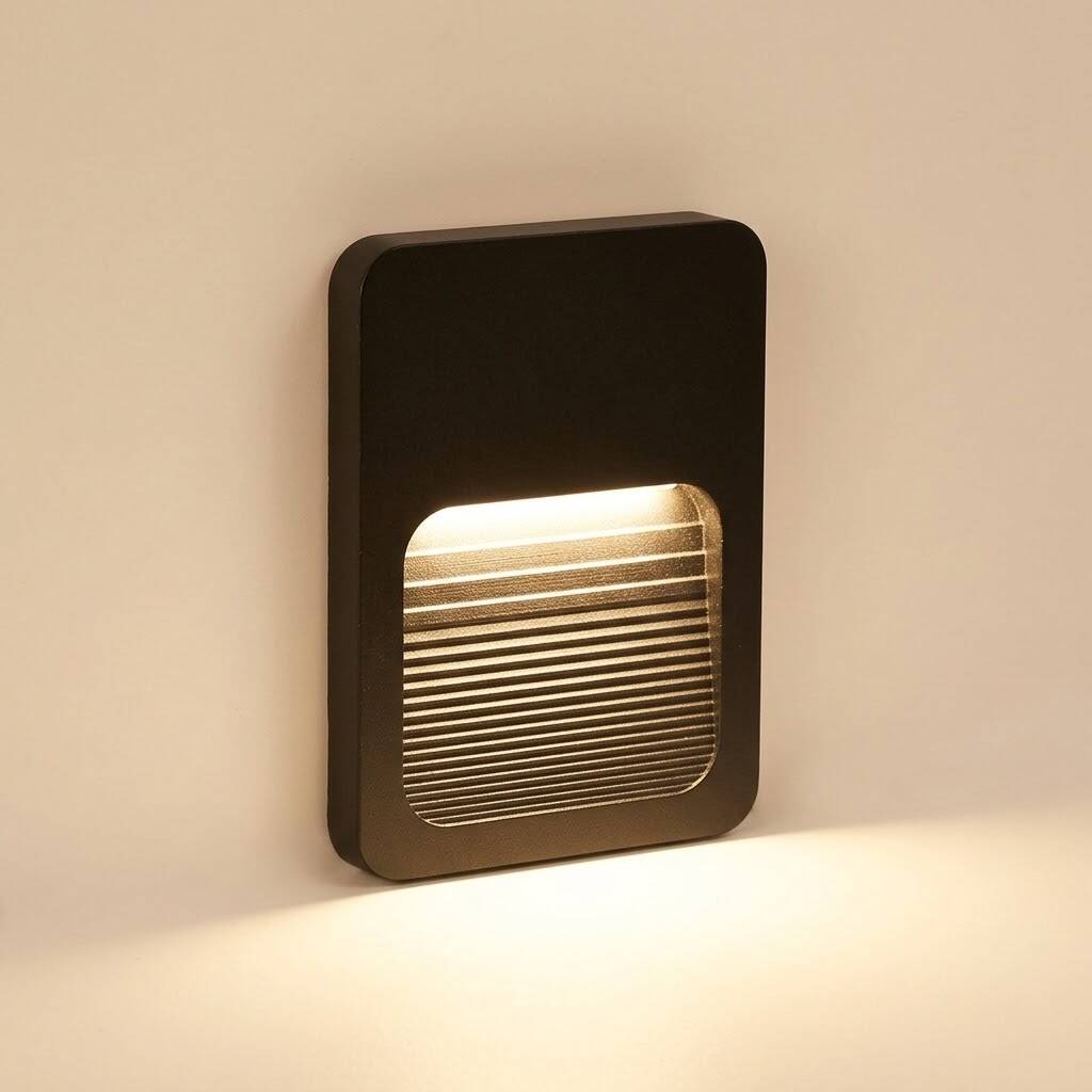 ACK 2W 3000K Günışığı 40lm Mini LED Gösterge Armatürü (Siyah) AH07-01401 - 3