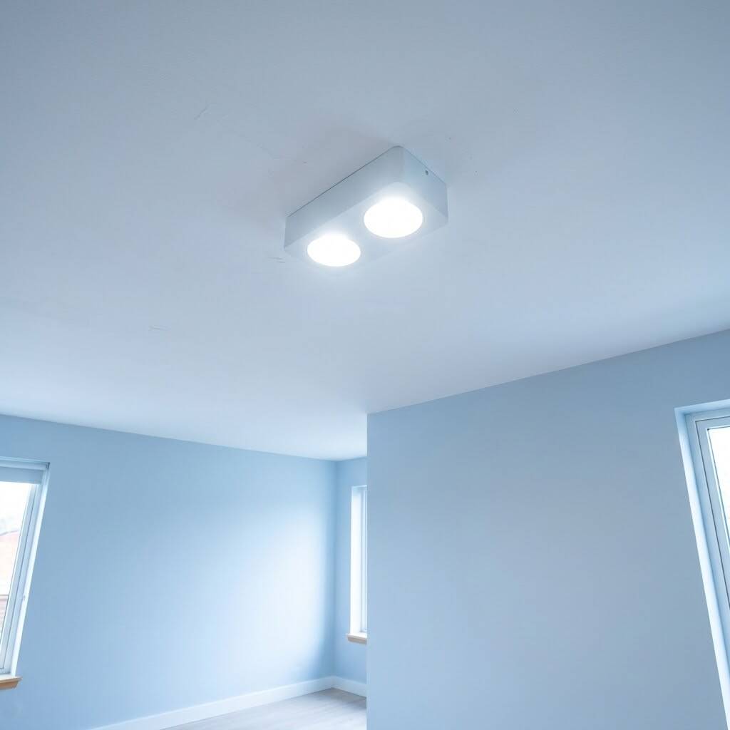 ACK 2x10W 6500K Beyaz 2100lm Kamaşma Önleyici İkili Sıva Üstü Spot (208x102 mm Beyaz Kasa) AH12-01230 - 2
