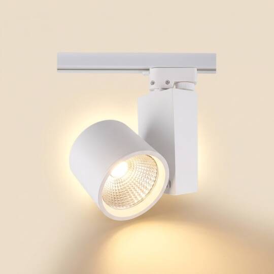 ACK 30W 3000K Günışığı LED Ray Armatürü Spot Lamba (Beyaz Kasa) AD30-04000 - 3