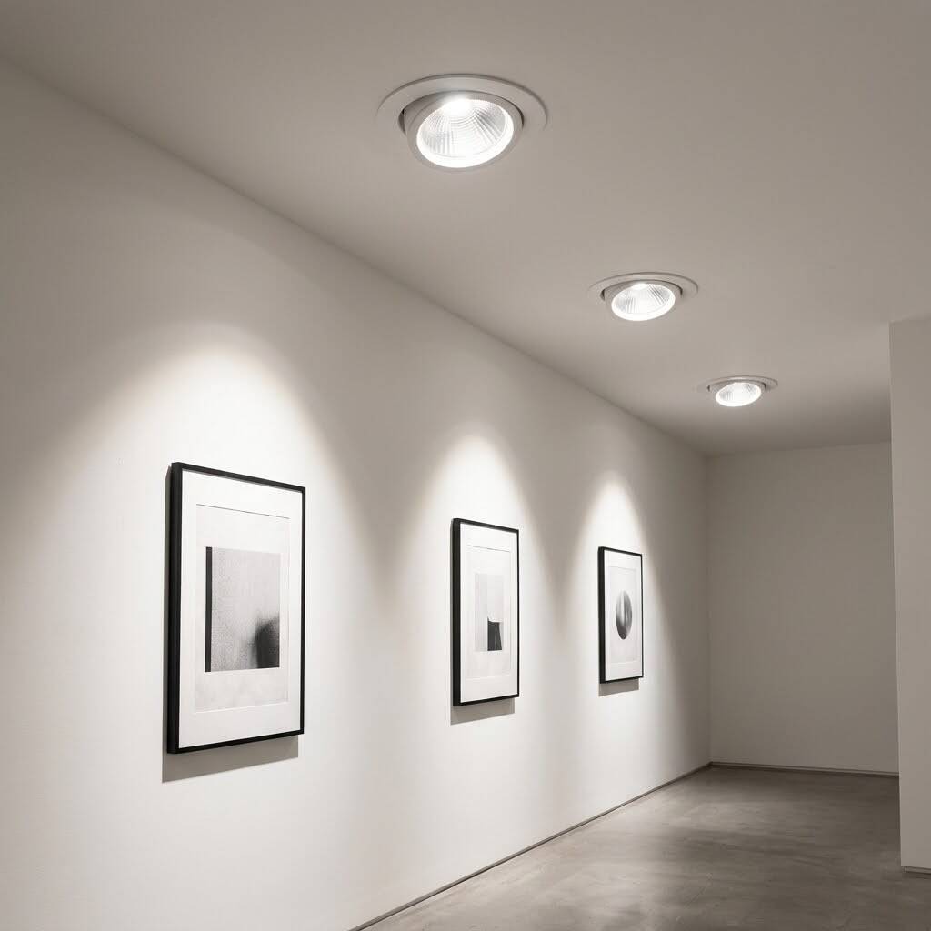 ACK 30W 4000K Ilık Beyaz 2450lm Sıva Altı Led Salyangoz Spot Armatür (Ø190 mm Beyaz Kasa) AD36-00410 - 2