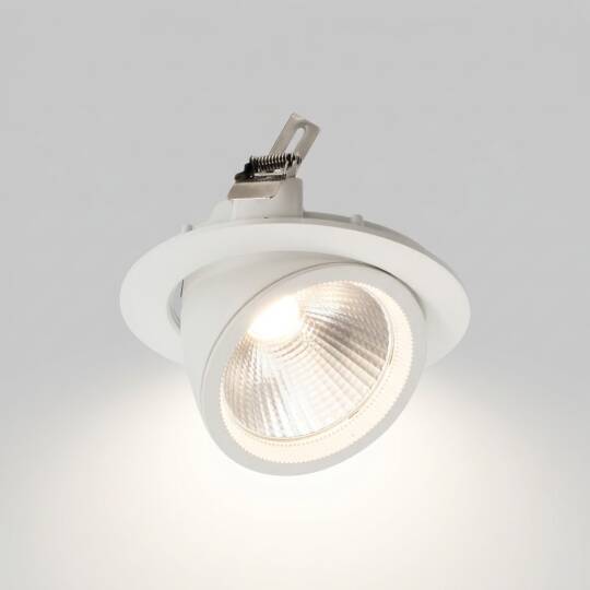ACK 30W 4000K Ilık Beyaz 2450lm Sıva Altı Led Salyangoz Spot Armatür (Ø190 mm Beyaz Kasa) AD36-00410 - 3