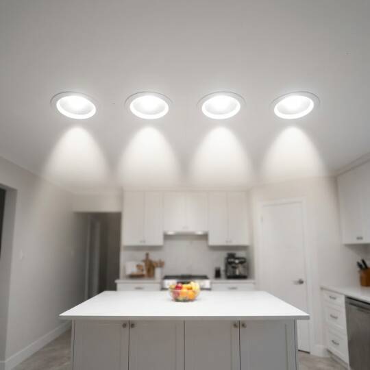ACK 30W 4000K Ilık Beyaz 2700lm COB Led Downlight Sıva Altı Spot (Ø229 mm Beyaz Kasa) AD08-03010 - 2