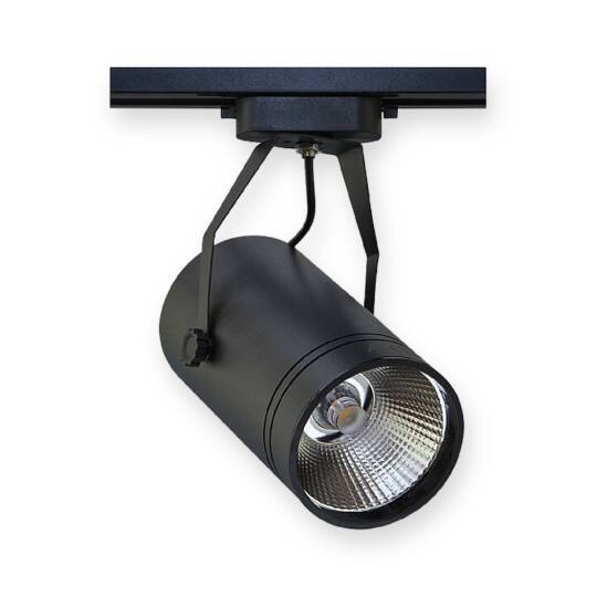 ACK 30W 4000K Ilık Beyaz LED Ray Armatürü Spot Lamba (Siyah Kasa) AD30-01911