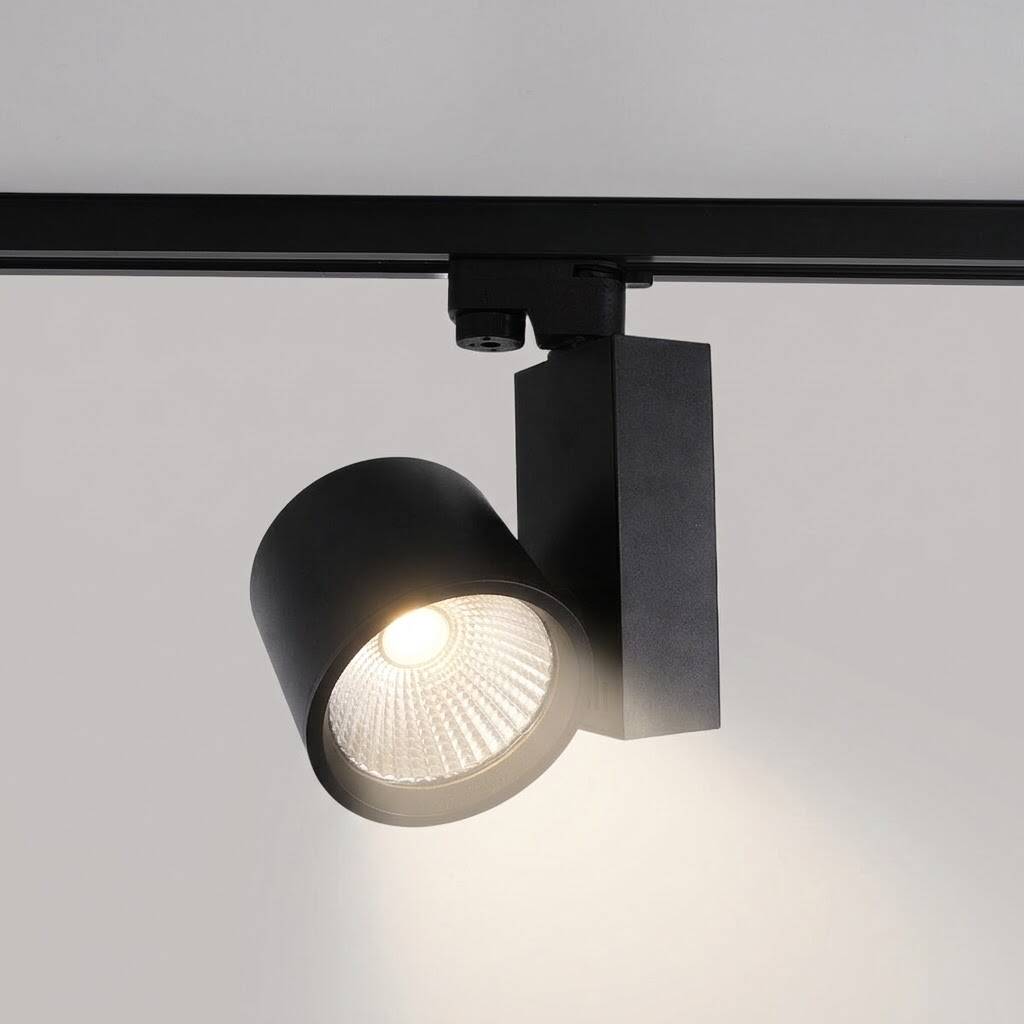 ACK 30W 4000K Ilık Beyaz LED Ray Armatürü Spot Lamba (Siyah Kasa) AD30-04011 - 3