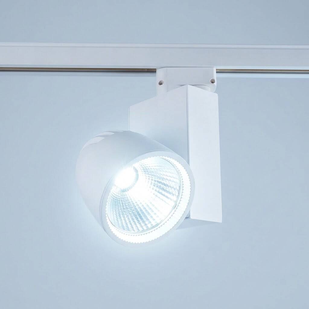 ACK 30W 6500K Beyaz LED Ray Armatürü Spot Lamba (Beyaz Kasa) AD30-04030 - 3