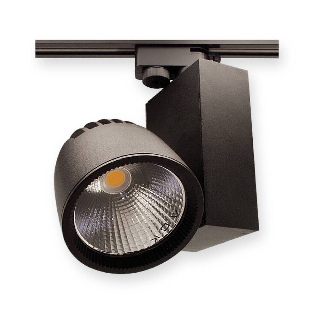 ACK 30W 6500K Beyaz LED Ray Armatürü Spot Lamba (Siyah Kasa) AD30-04031 - 1