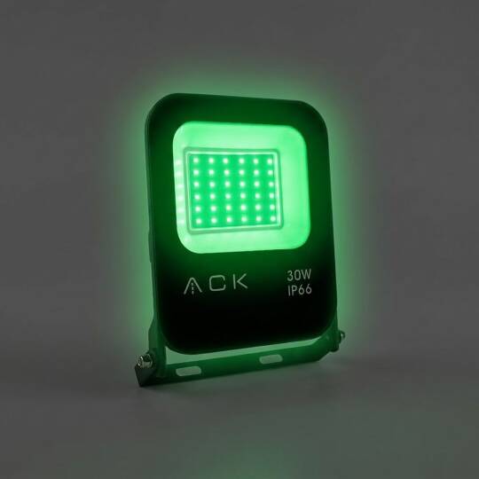ACK 30W Yeşil LED Projektör AT62-03052 - 3