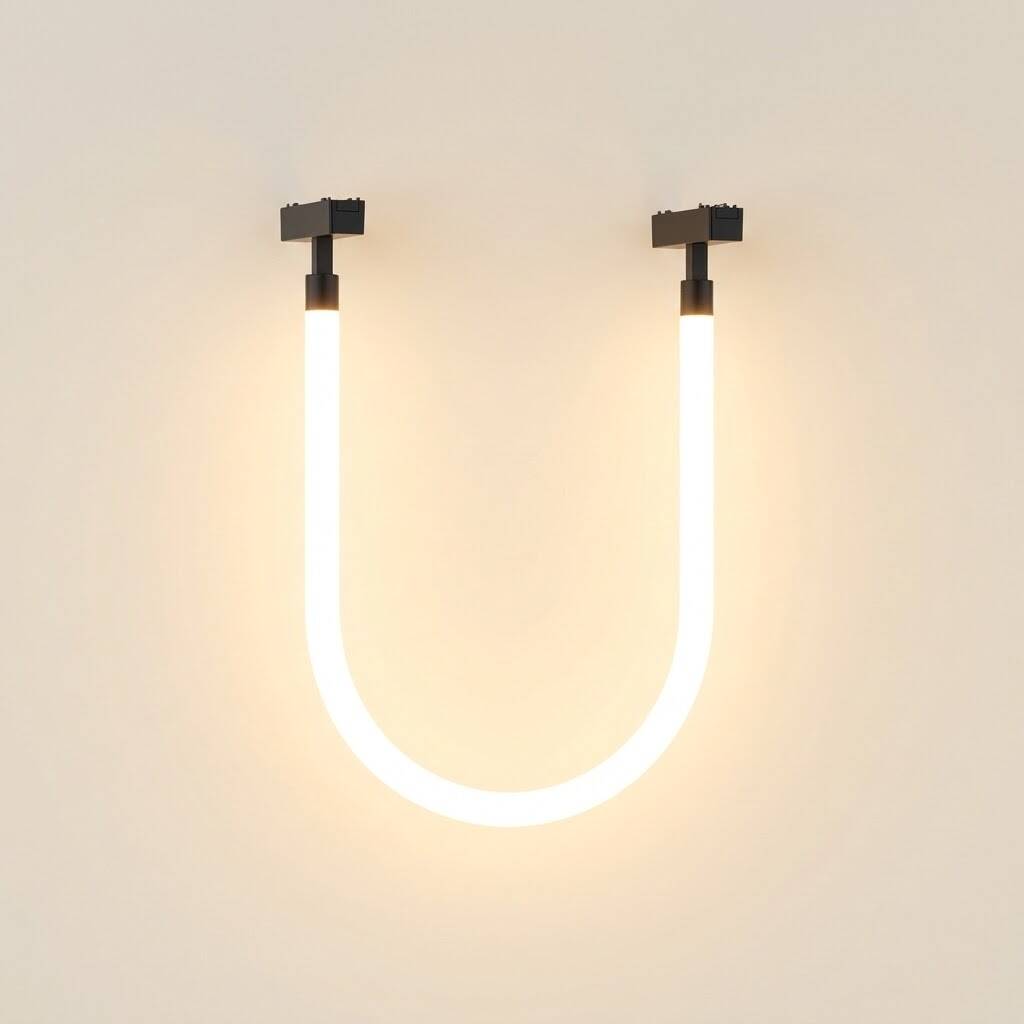 ACK 32W 3000K Günışığı 48V Magnetik Ray Armatürü Esnek Bükülebilir (Neon Hortum) Sarkıt AD45-09501 - 3