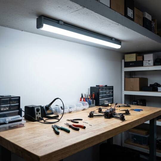 ACK 36W 1210mm 6500K Beyaz LED Bant Etanj Armatürü (Sensörlü ve Acil Durum Kitli) AT03-61230 - 2