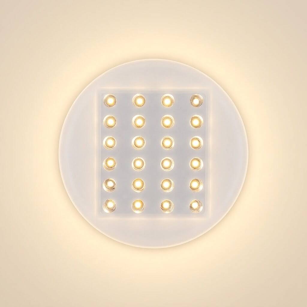 ACK 36W 3000K Günışığı 4080lm Profesyonel Kuyumcu / Mücevher Aydınlatma Armatürü (Yuvarlak (24 Led)) AJ01-02400 - 3