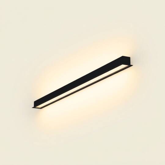ACK 36W 3000K Günışığı G:72.10 x L:1010 mm Sıva Altı (Gömme) Linear (Lineer) Armatür Siyah Kasa AL03-22901 - 3