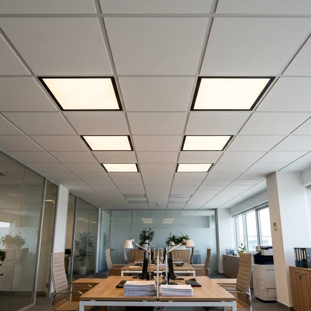 ACK 36W 3000K Günışığı Sıva Altı Led Panel (600x600 Siyah Kasa) AP20-36601 - 2