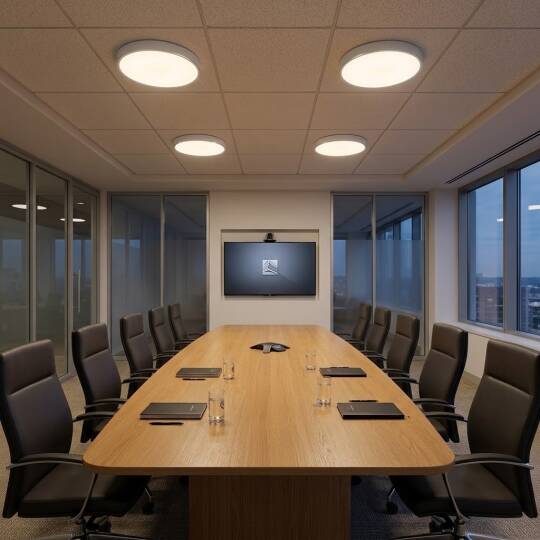 ACK 36W 3000K Günışığı Sıva Üstü Yuvarlak Led Panel (Ø225 mm Beyaz Kasa) AP05-03600 - 2