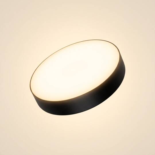 ACK 36W 3000K Günışığı Sıva Üstü Yuvarlak Led Panel (Ø225 mm Siyah Kasa) AP05-03601 - 3