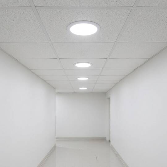 ACK 36W 4000K Ilık Beyaz 3850lm Sıva Altı Çerçevesiz Led Panel (Ø225 mm Beyaz Kasa) AP10-03610 - 2