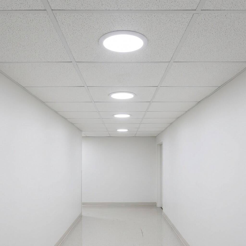 ACK 36W 4000K Ilık Beyaz 3850lm Sıva Altı Çerçevesiz Led Panel (Ø225 mm Beyaz Kasa) AP10-03610 - 2