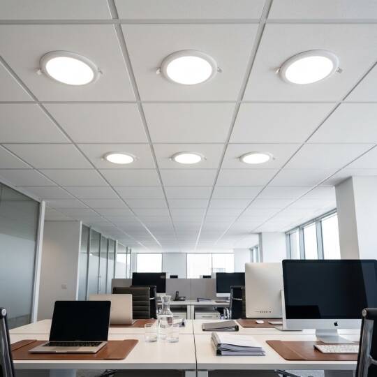 ACK 36W 4000K Ilık Beyaz 3850lm Sıva Üstü Çerçevesiz Led Panel (Ø225 mm Beyaz Kasa) AP11-03610 - 2