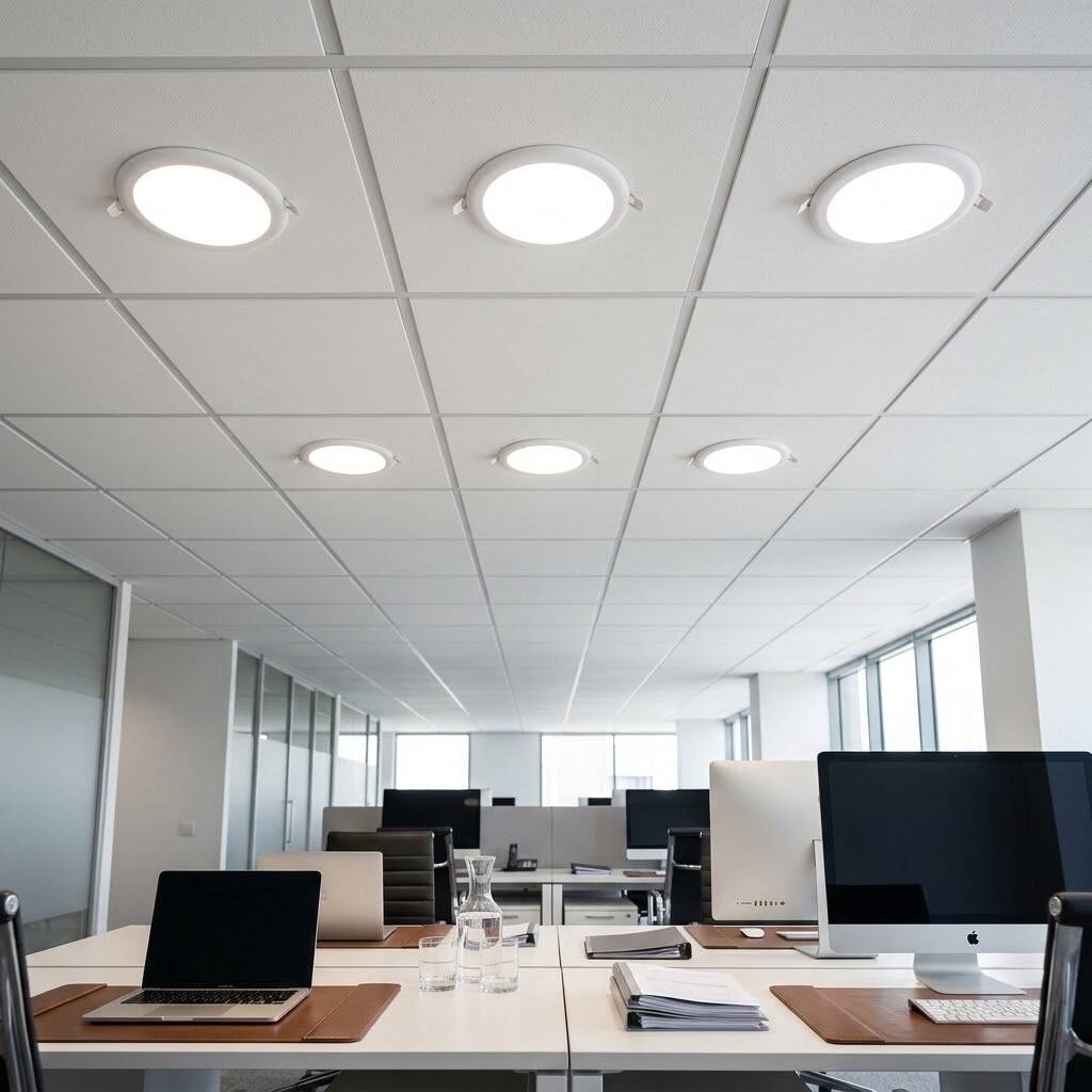 ACK 36W 4000K Ilık Beyaz 3850lm Sıva Üstü Çerçevesiz Led Panel (Ø225 mm Beyaz Kasa) AP11-03610 - 2