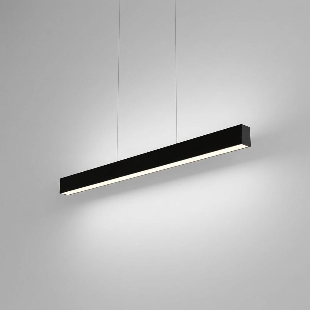 ACK 36W 4000K Ilık Beyaz 40x60x1010 mm Sıva Üstü / Sarkıt Linear (Lineer) Armatür Siyah Kasa AL01-22911 - 3