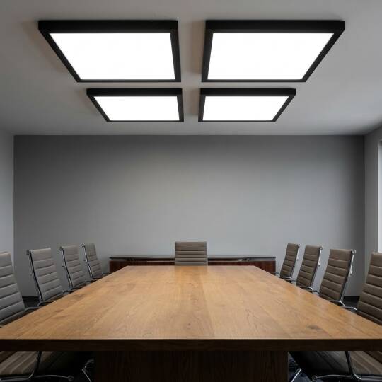 ACK 36W 4000K Ilık Beyaz Clip-in Sıva Altı Led Panel (600x600 Siyah Kasa) AP21-36611 - 2