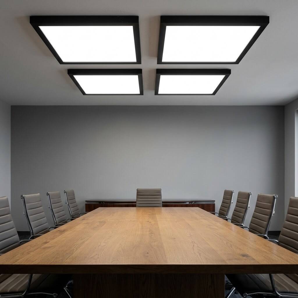 ACK 36W 4000K Ilık Beyaz Clip-in Sıva Altı Led Panel (600x600 Siyah Kasa) AP21-36611 - 2