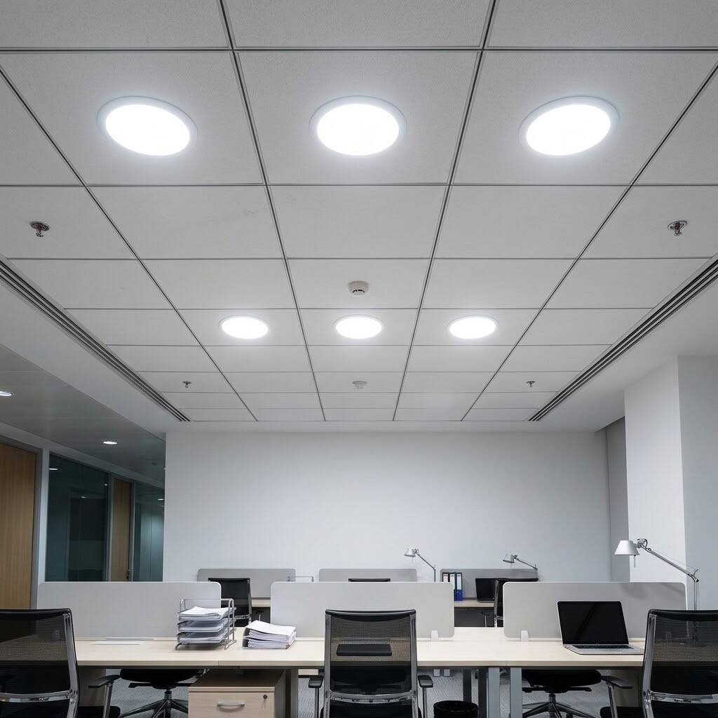 ACK 36W 6500K Beyaz 3850lm Sıva Üstü Çerçevesiz Led Panel (Ø225 mm Beyaz Kasa) AP11-03630 - 2