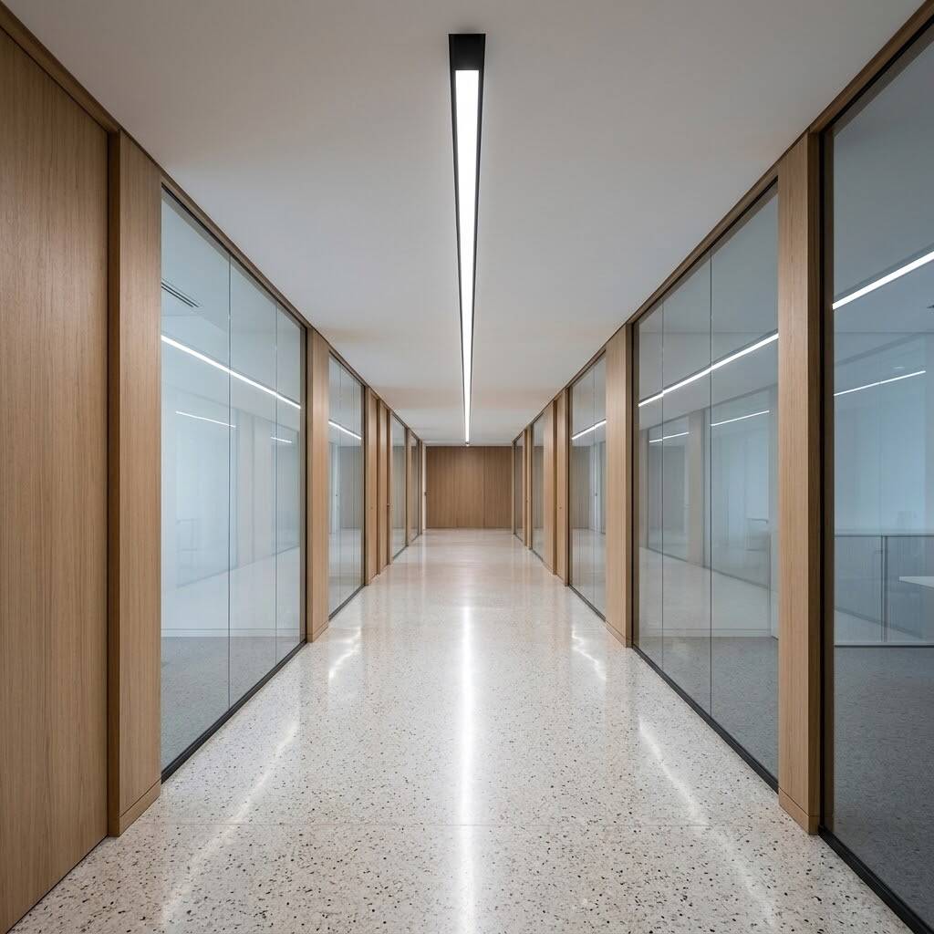 ACK 36W 6500K Beyaz 40x60x1010 mm Sıva Üstü / Sarkıt Linear (Lineer) Armatür Siyah Kasa AL01-22931 - 2