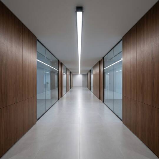 ACK 36W 6500K Beyaz G:72.10 x L:1010 mm Sıva Altı (Gömme) Linear (Lineer) Armatür Siyah Kasa AL03-22931 - 2