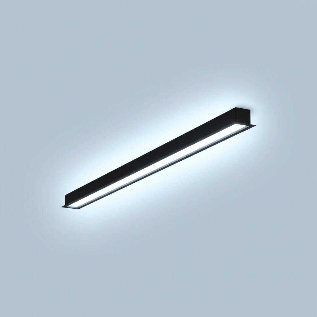 ACK 36W 6500K Beyaz G:72.10 x L:1010 mm Sıva Altı (Gömme) Linear (Lineer) Armatür Siyah Kasa AL03-22931 - 3
