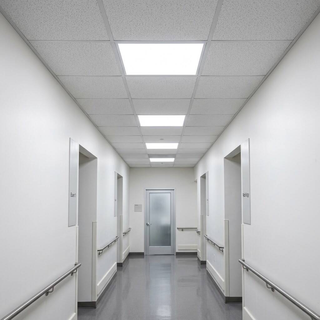 ACK 36W 6500K Beyaz Sıva Altı Led Panel (600x600 Beyaz Kasa) AP20-36630 - 2