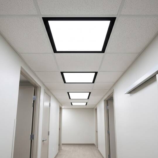 ACK 36W 6500K Beyaz Sıva Altı Led Panel (600x600 Siyah Kasa) AP20-36631 - 2