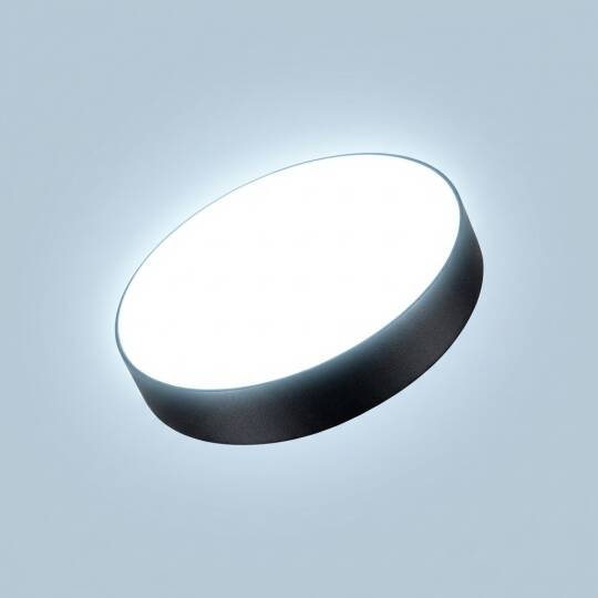 ACK 36W 6500K Beyaz Sıva Üstü Yuvarlak Led Panel (Ø225 mm Siyah Kasa) AP05-03631 - 3