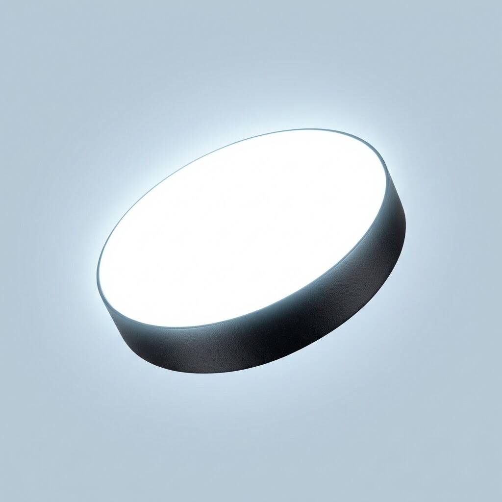 ACK 36W 6500K Beyaz Sıva Üstü Yuvarlak Led Panel (Ø225 mm Siyah Kasa) AP05-03631 - 3