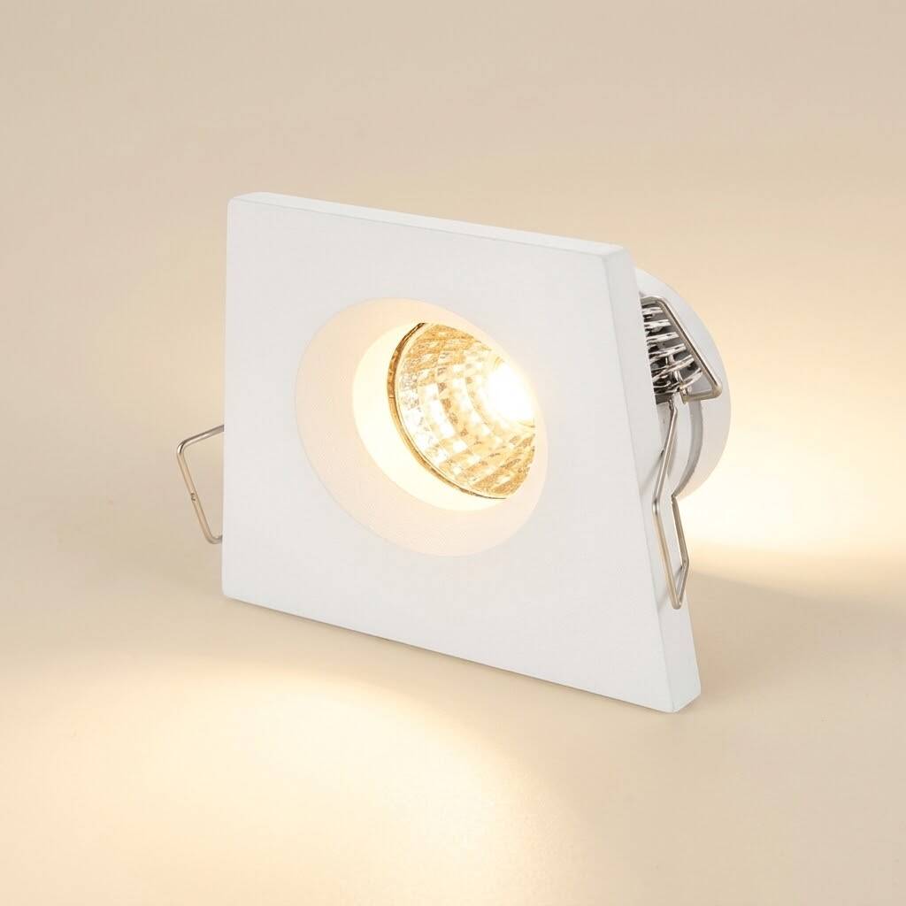 ACK 3W 3000K Günışığı 210lm Sıva Altı Mini Kare Led Spot (Beyaz Kasa) AH07-01700 - 3