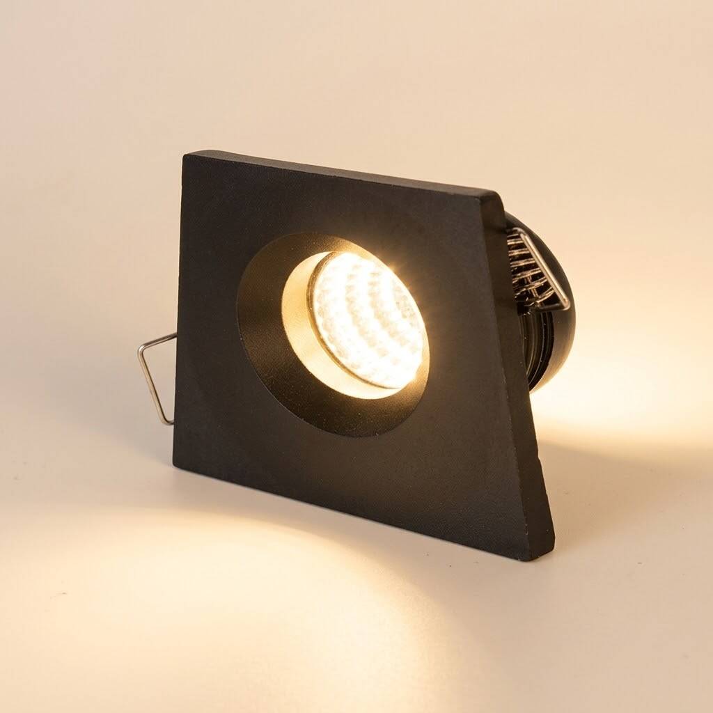 ACK 3W 3000K Günışığı 210lm Sıva Altı Mini Kare Led Spot (Siyah Kasa) AH07-01701 - 3