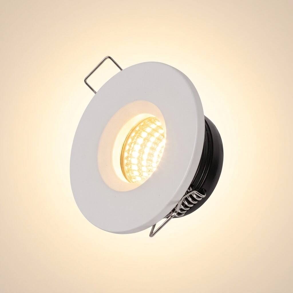 ACK 3W 3000K Günışığı 210lm Sıva Altı Mini Yuvarlak Led Spot (Beyaz Kasa) AH06-00100 - 3