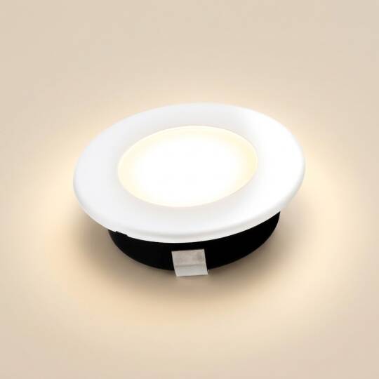 ACK 3W 3000K Günışığı 210lm Sıva Altı Mini Yuvarlak Led Spot (Beyaz Kasa) AH07-01200 - 3