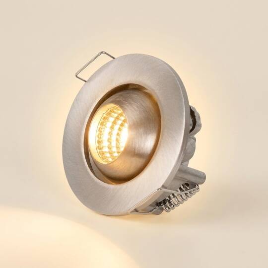 ACK 3W 3000K Günışığı 210lm Sıva Altı Mini Yuvarlak Led Spot (Saten Kasa) AH06-00304 - 3