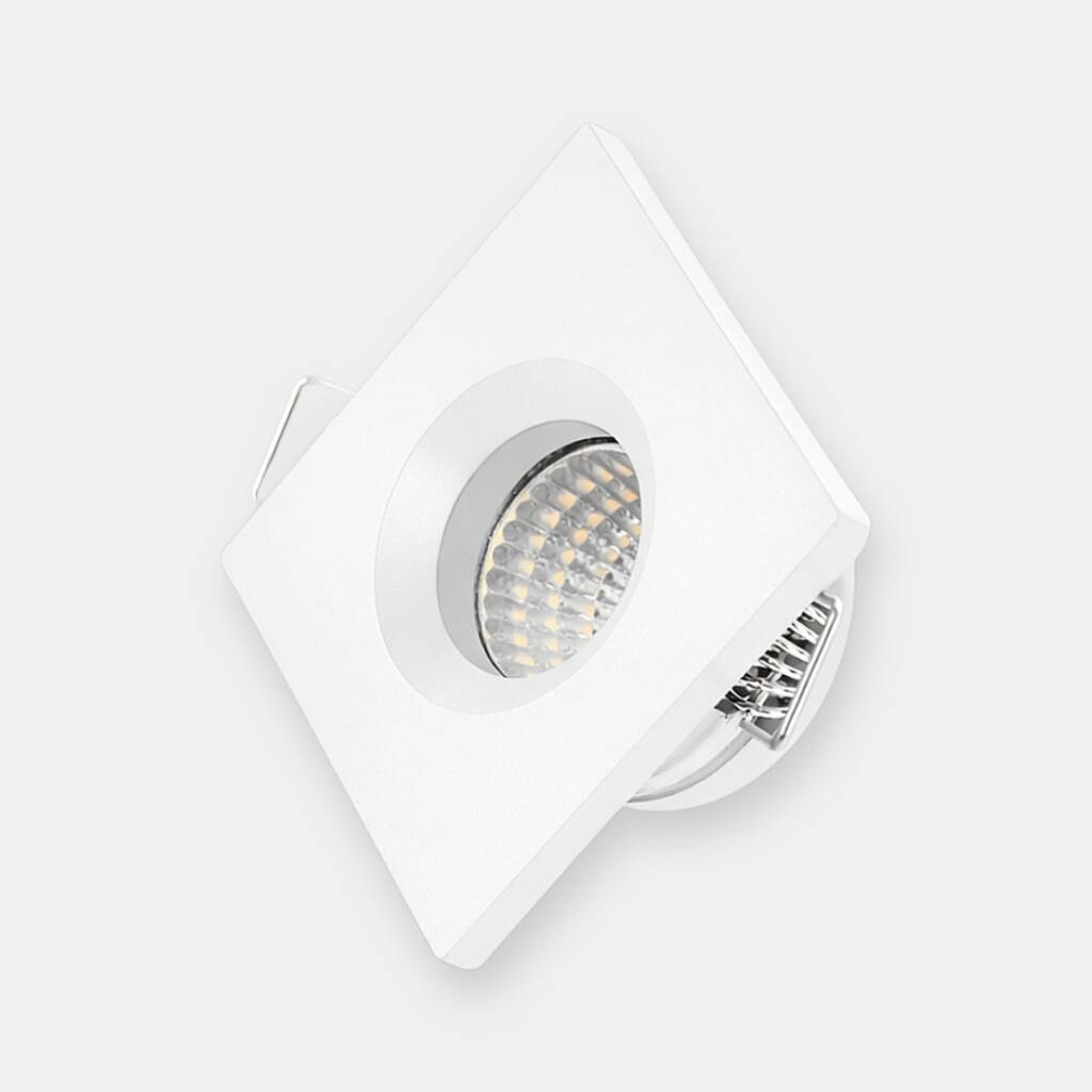ACK 3W 4000K Ilık Beyaz 210lm Sıva Altı Mini Kare Led Spot (Beyaz Kasa) AH07-01710 - 1