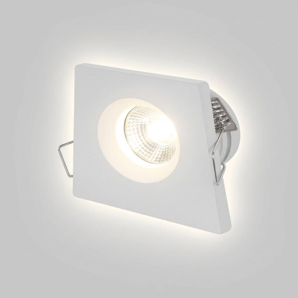ACK 3W 4000K Ilık Beyaz 210lm Sıva Altı Mini Kare Led Spot (Beyaz Kasa) AH07-01710 - 3