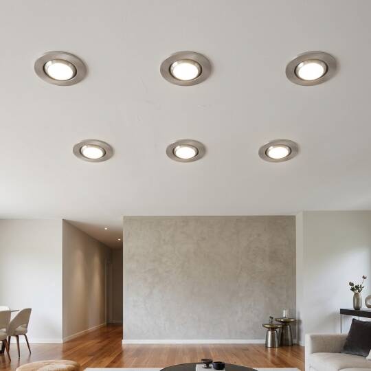 ACK 3W 4000K Ilık Beyaz 210lm Sıva Altı Mini Yuvarlak Led Spot (Saten Kasa) AH06-00314 - 2