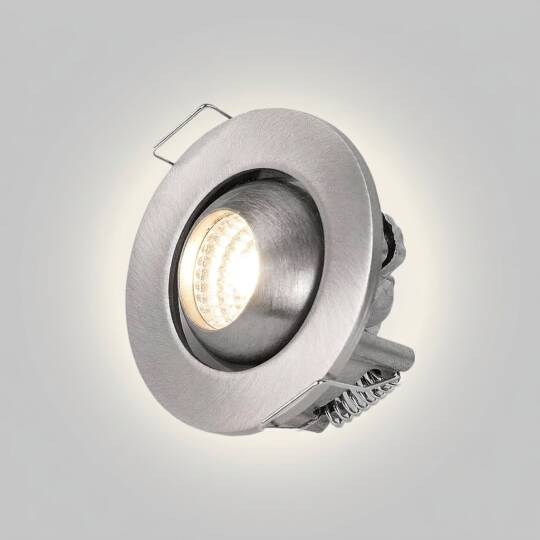 ACK 3W 4000K Ilık Beyaz 210lm Sıva Altı Mini Yuvarlak Led Spot (Saten Kasa) AH06-00314 - 3