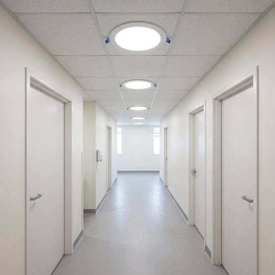 ACK 3W 4000K Ilık Beyaz 270lm Sıva Altı Yuvarlak Led Panel (Ø85 mm Beyaz Kasa) AP01-00310 - 2