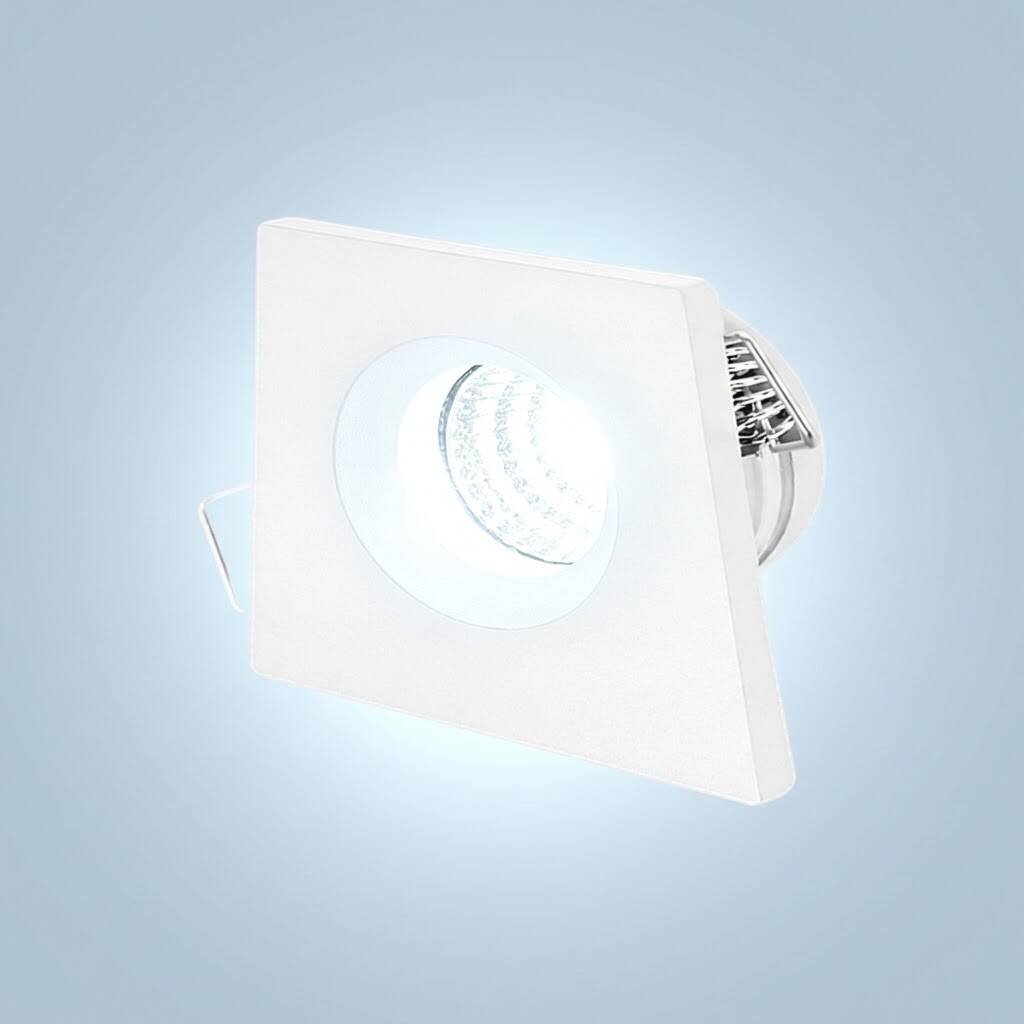 ACK 3W 6500K Beyaz 210lm Sıva Altı Mini Kare Led Spot (Beyaz Kasa) AH07-01730 - 3
