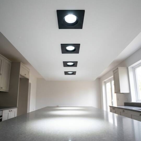 ACK 3W 6500K Beyaz 210lm Sıva Altı Mini Kare Led Spot (Siyah Kasa) AH07-01731 - 2
