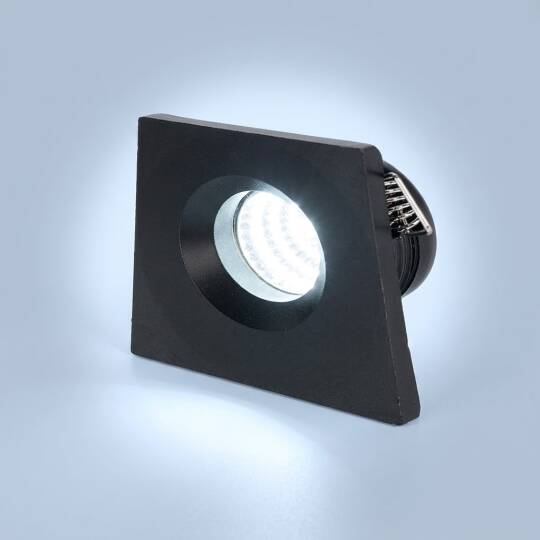 ACK 3W 6500K Beyaz 210lm Sıva Altı Mini Kare Led Spot (Siyah Kasa) AH07-01731 - 3