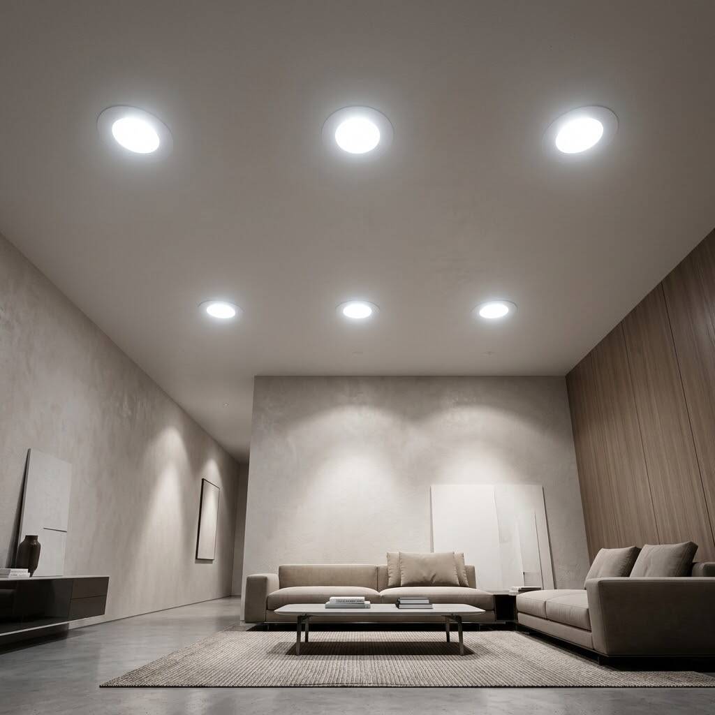 ACK 3W 6500K Beyaz 210lm Sıva Altı Mini Yuvarlak Led Spot (Beyaz Kasa) AH06-00130 - 2
