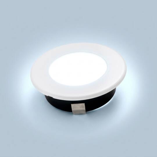 ACK 3W 6500K Beyaz 210lm Sıva Altı Mini Yuvarlak Led Spot (Beyaz Kasa) AH07-01201 - 3
