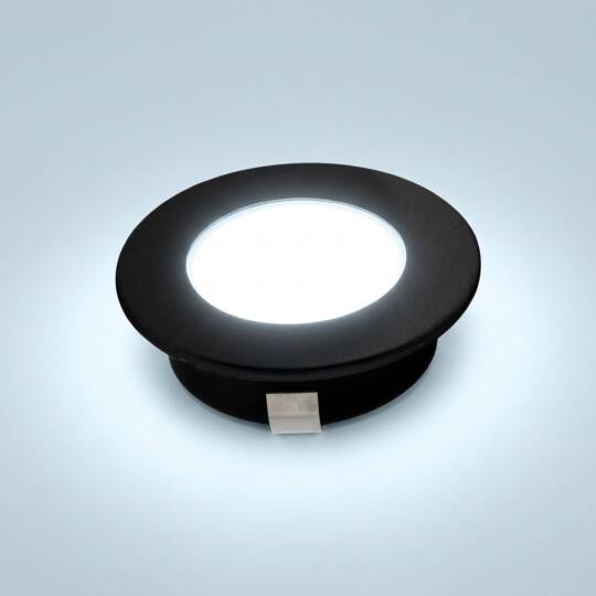 ACK 3W 6500K Beyaz 210lm Sıva Altı Mini Yuvarlak Led Spot (Siyah Kasa) AH07-01230 - 3